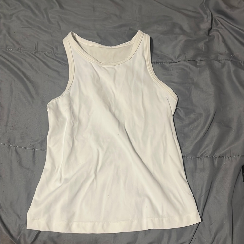 White Lululemon align race back tank top Size 2